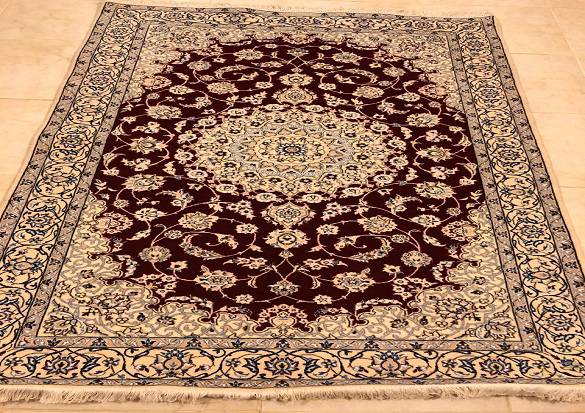 سجاد  ايراني نايين  مقاس 130x200 