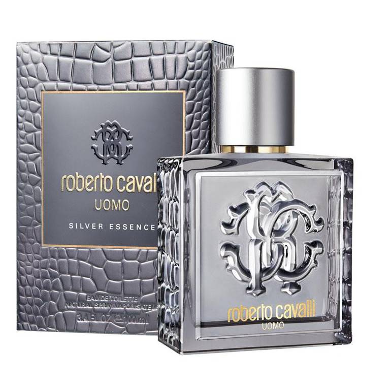عطر روبرتو كافالي أومو سيلفر إسينس ,للرجال 100 مل,او دو تواليت