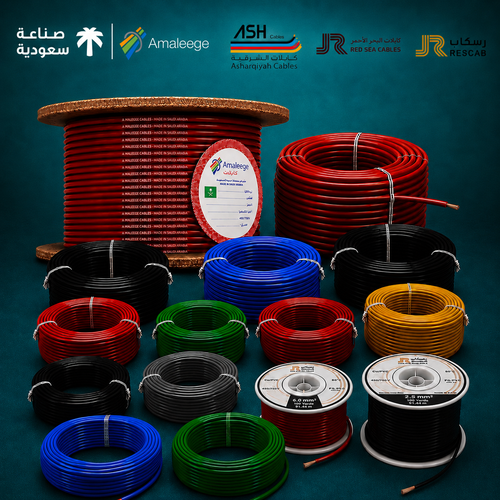 سلك كهرباء سعودي مرن بالمتر