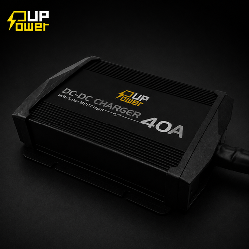شاحن بطاريات ليثيوم DCDC مع منظم طاقة شمسية  MPPT من PowerUp