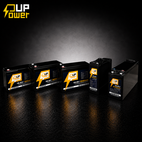 بطارية ليثيوم LiFePO4 12.8V مع بلوتوث 200A BMS من PowerUp