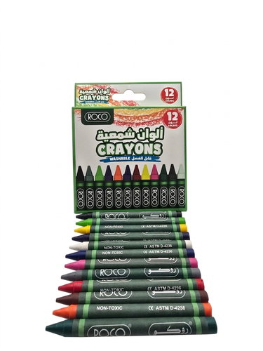 الوان شمعيه روكو (12 لون)