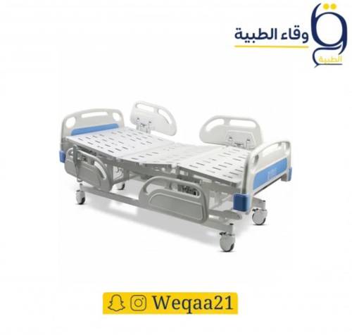 سرير طبي 4 حركات بجوانب فيبر