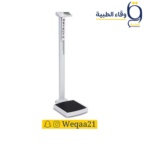 ميزان قياس الوزن والطول الكتروني مع بطاريات