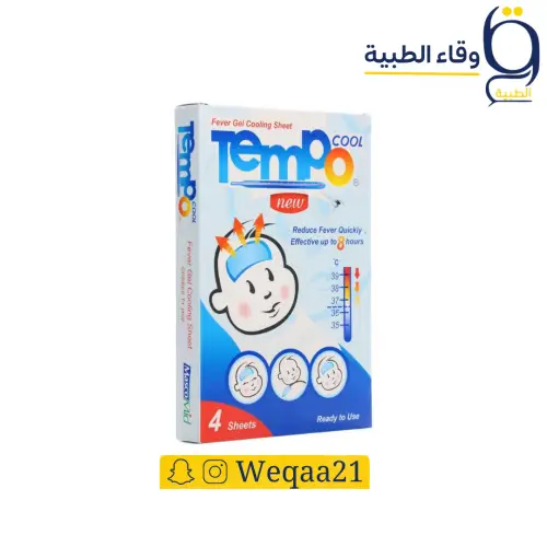 كمادة لاصقة للأطفال جل من تيمبو كول