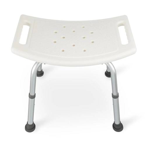 كرسي ترويش بدون ظهر الومنيوم - shower chair 797  