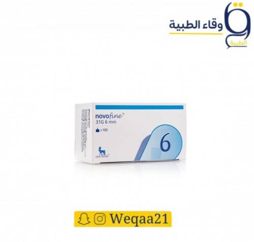 ابر وخز نوفو فاين 6مم 32 جي عدد 100 حبة