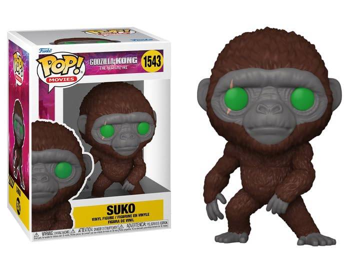 POP Movies: Godzillla x Kong: The New Empire - Suko Funko Vinyl Figure (Bundled with Compatible Box Protector Case), Multicolor,