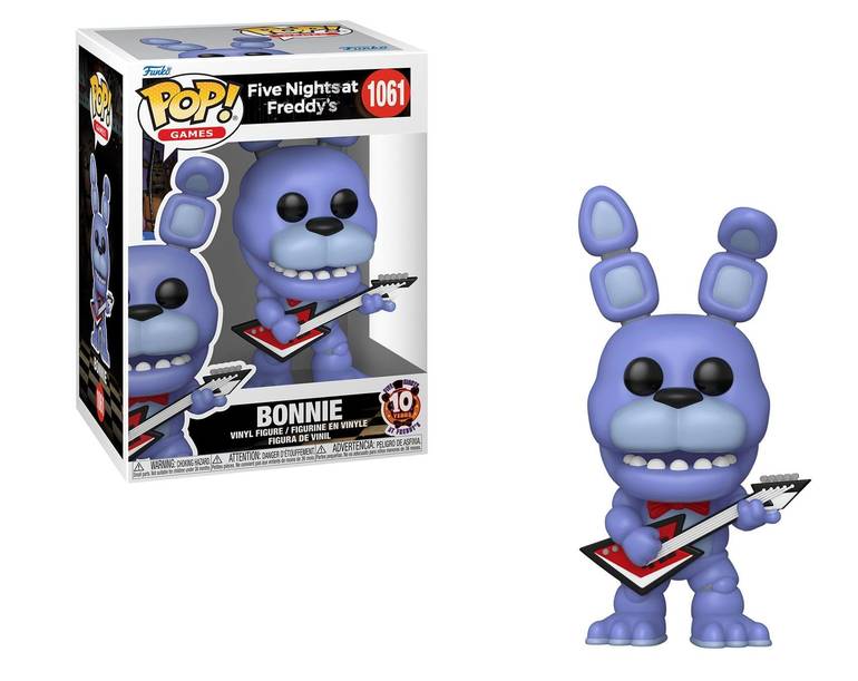 Funko Pop Games: Five Nights at Freddy's (FNAF) 10y - Bonnie The Rabbit - Five Nights at Freddy's - Collectable Vinyl Figure - Gift Idea - Official Merchandise - Toys for Kids & Adults