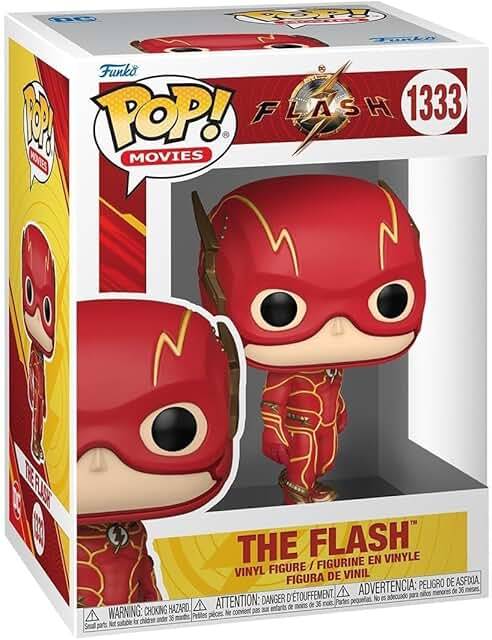 Funko POP! Movies: DC - The Flash - DC Comics - Collectable Vinyl Figure - Gift Idea - Official Merchandise - for Kids & Adults - Comic Books Fans - Model Figure for Collectors and Display