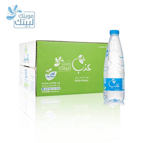 مياه عذب600مل *30عبوة