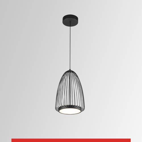 إنارة معلّقة شبكي  بلون أسود