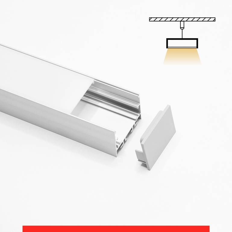 مجرى الومنيوم تعليق مسار 3 متر لانارة شريط الLED