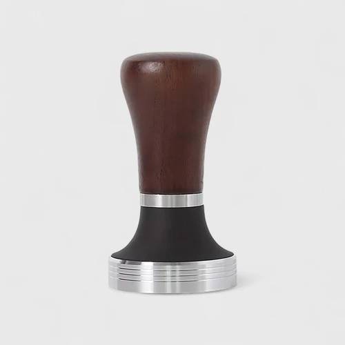 Wooden Handle Coffee Tamper - design ( 6 ) - 53 mm