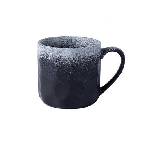 Coffee cup - The cell - 350 ml - Black with gray edge