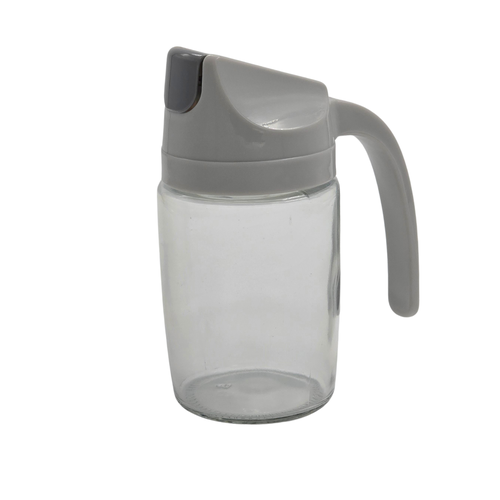 Glass Oil Dispenser Bottle - 300 ml - Gray