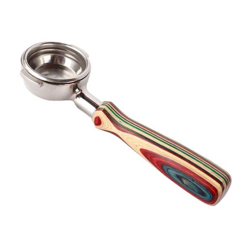 Wooden Handle Portafilter - 58 mm - design ( 3 ) 