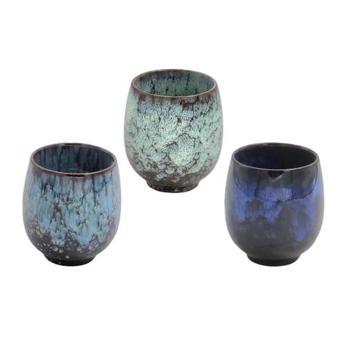 Multi-Color Ceramic Cup Set – 150ml