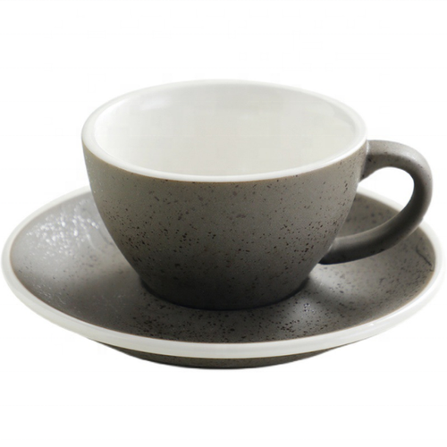 Ceramic Coffee Cup for Specialty Coffee, Gray – 250 ml