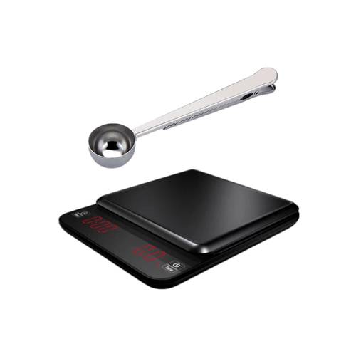Precision Brewing Set – Scale with Timer & Coffee Scoop