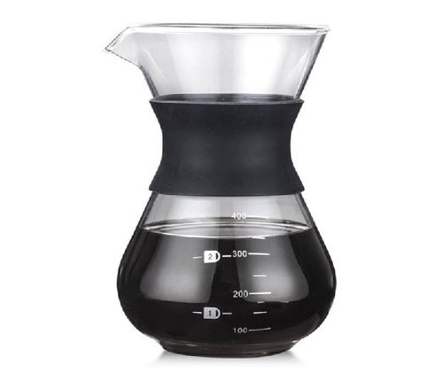 400ml Glass Drip Pot With Stainless Steel Filter