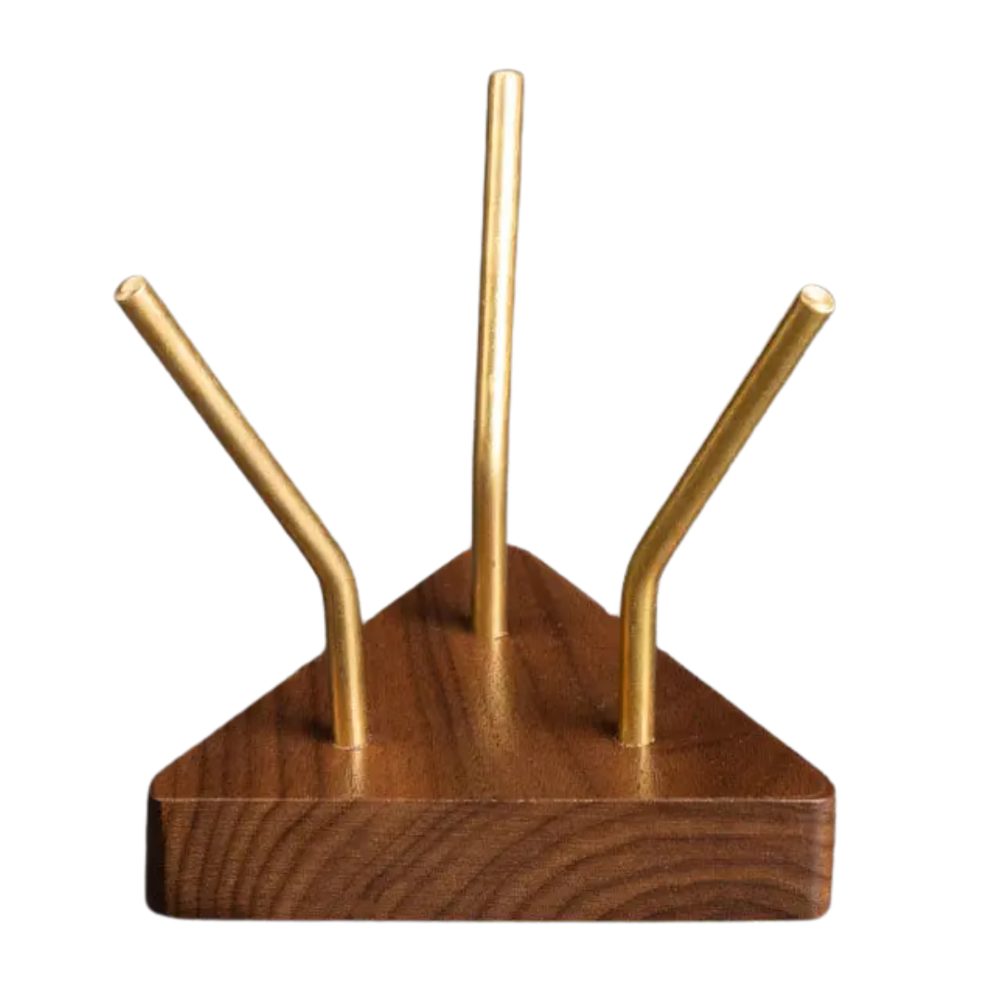Filter Paper Shelf - Copper & Wood - Design 02