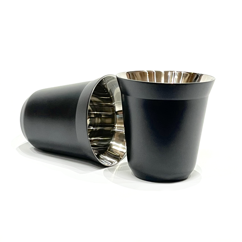Nespresso Design Thermally Insulated Coffee Mug - 160 ml - Black