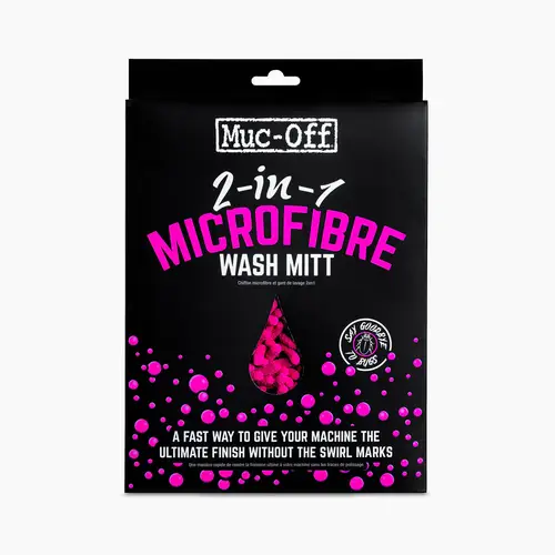 مك او 2-in-1 Microfibre Wash Mitt