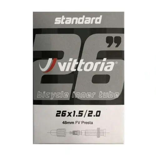 الأنبوب الداخلي القياسي 26x1.5 / 2.0 FV presta 48mm