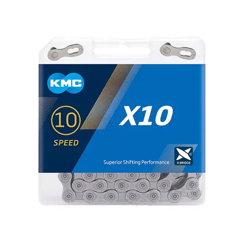 جنزير X10 سرعه KMC فضي رمادي