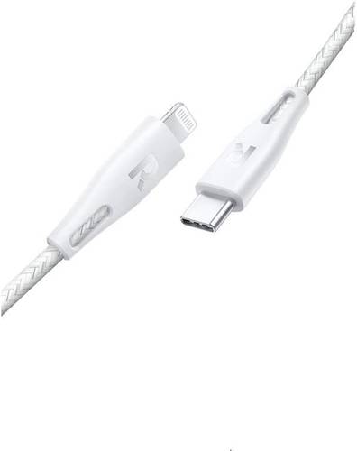 كيبل USB-C الى لايتنق راف باور - أبيض