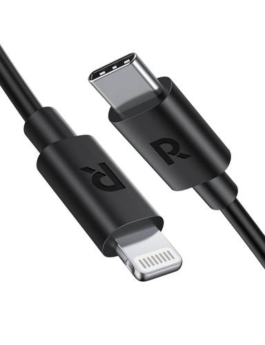كيبل للآيفون من راف باور USB-C إلى Lightning بطول 1 متر