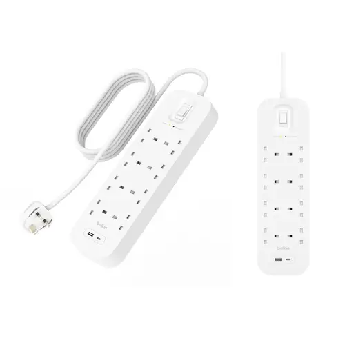 توصيلة بيلكن 8 منافذ مع منفذ PD ومنفذ USB-A بقوة 18 واط