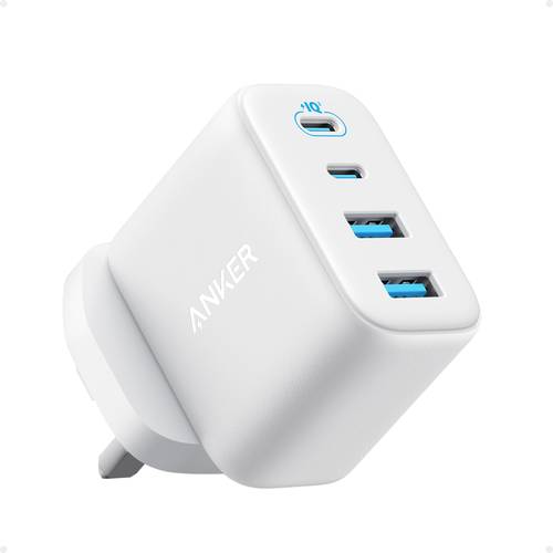 شاحن أنكر محول حائط 4 منافذ مع 50 واط كحد أقصى، 2 USB-C و 2 USB-A