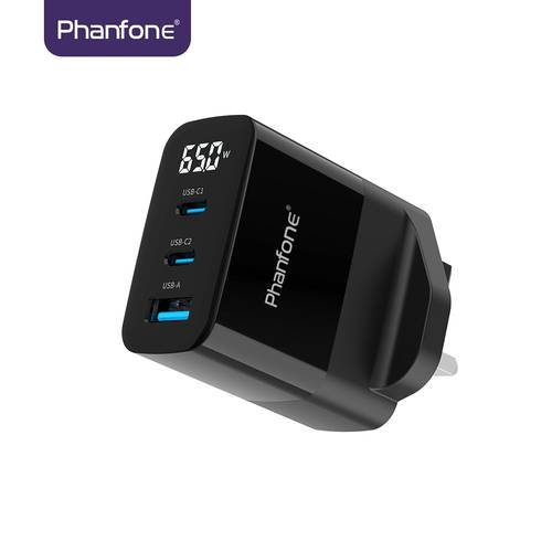 شاحن جداري 65 واط منفذين PD - منفذ USB من فان فون