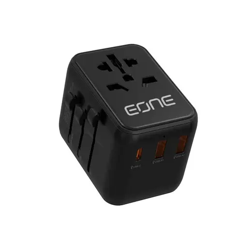 فيش سفر عالمي منفذين USB-A و USB-C بقوة 20 واط من اي ون