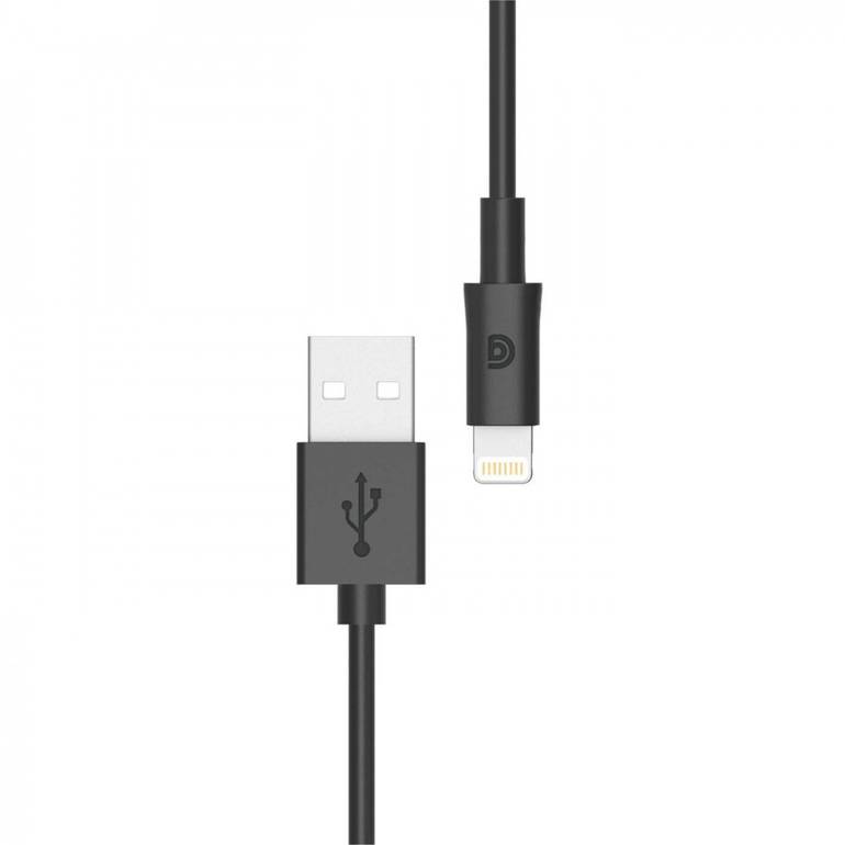 كيبل للآيفون من Griffin جريفن USB إلى Lightning بطول 90 سنتميتر- اللون أسود