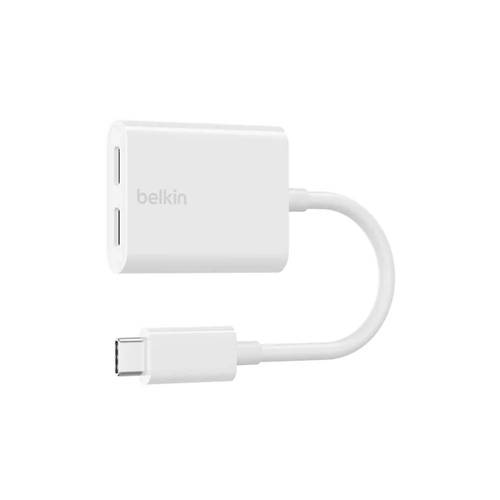 وصلة belkin USB-C إلى منفذين USB-C