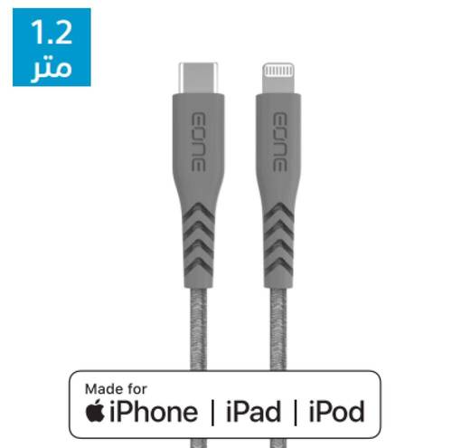 كيبل ايفون بي دي معتمد من آبل 1.2m من Eone