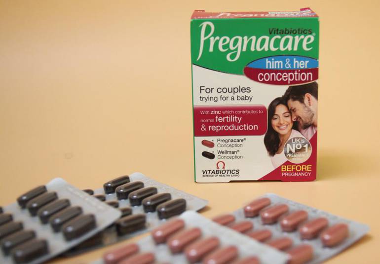 كبسولات بريجناكير للزوج والزوجة لزيادة فرص الحمل -  فايتابيوتكس - (60 قطعة)