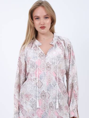 Rustic Printed Blouse