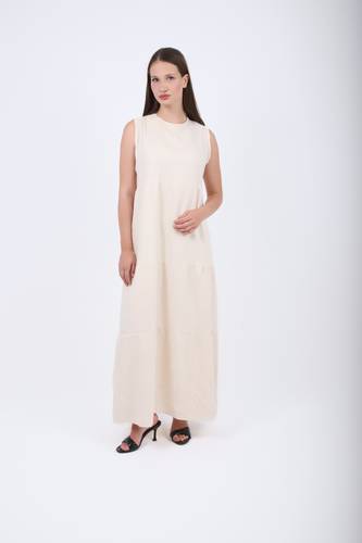 Relaxed-Fit Holiday Tiered Dress