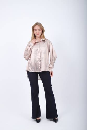 Elegant Flowy Satin Blouse