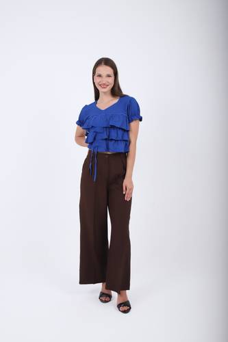 Tailored Wide-Leg Trousers
