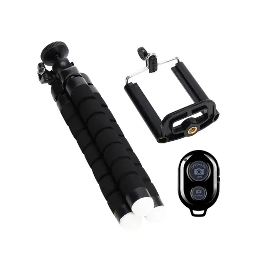 ترايبود ترايبود للهاتف حامل كاميرا المحمول كليب الهاتف الذكي Monopod Tripe حامل الأخطبوط ترايبود صغير Stativ للهاتف
