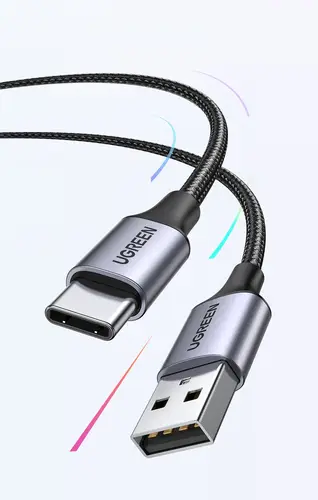 كابل سلك شحن سريع من (USB-A الى USB-C) او لنقل البيانات من UGREEN