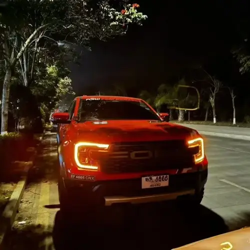 إضاءة نهارية DRL LED مطورة باللون الكهرماني لفورد رينجر T9 وإيفرست سبورت 2023–2025 بتصميم رياضي مميز