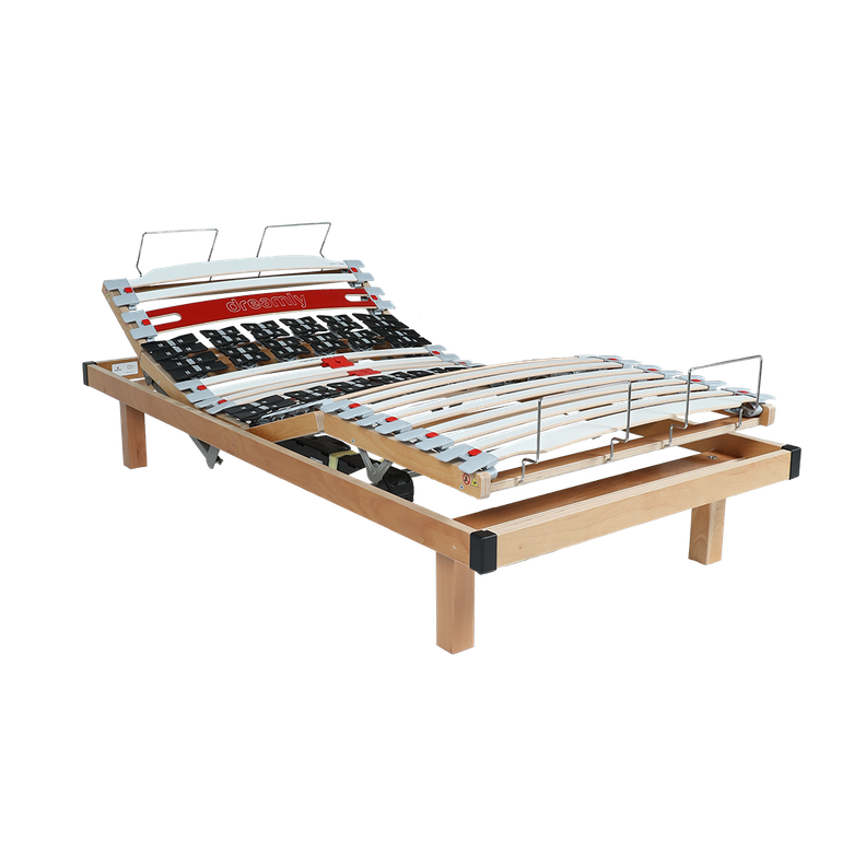 سرير مزدوج متحرك قابل للتعديل - محركين