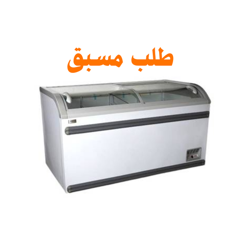  فريزر يونكس مسطح باب زجاج سحاب WD-700Y