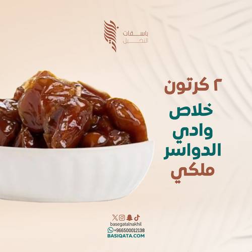 2 كرتون وادي الدواسر حجم ربع كيلو